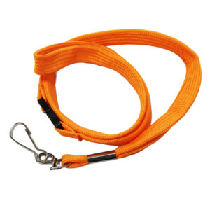 Lanyard orange m. krog, 12 mm